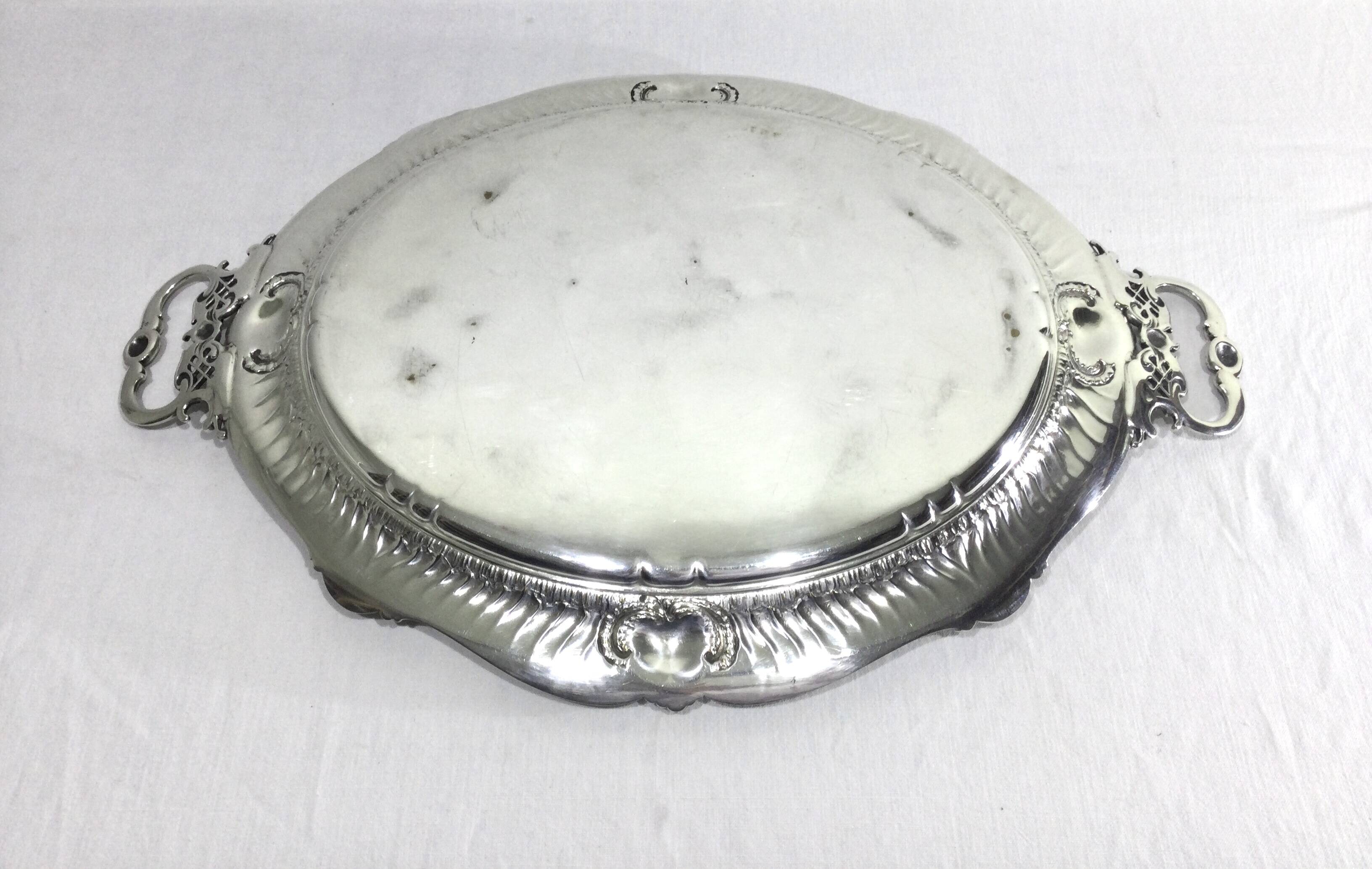 WMF - Silver-plated metal serving tray