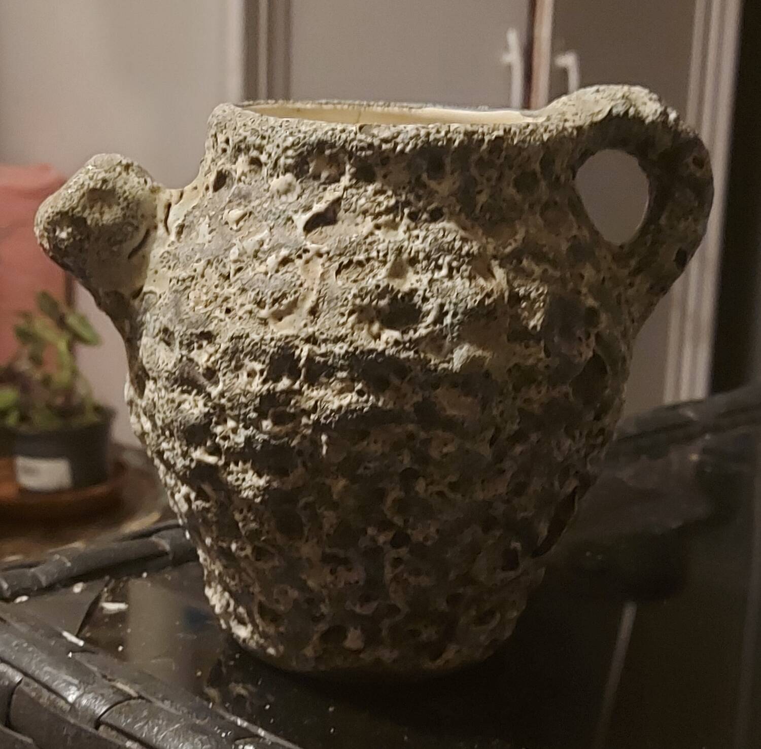 Vase chevrette fat lava des années 70