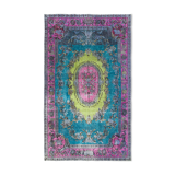 Hand-knotted contemporary oriental 1970s 174 cm x 298 cm multicolor carpet