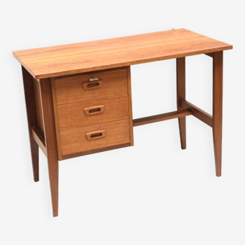 Bureau vintage à 3 tiroirs réalisé dans les années 60