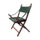 Fauteuil pliant ancien bambou et cuir