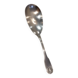 Silver plated rice serving spoons, Christofle Vendome, 25cm