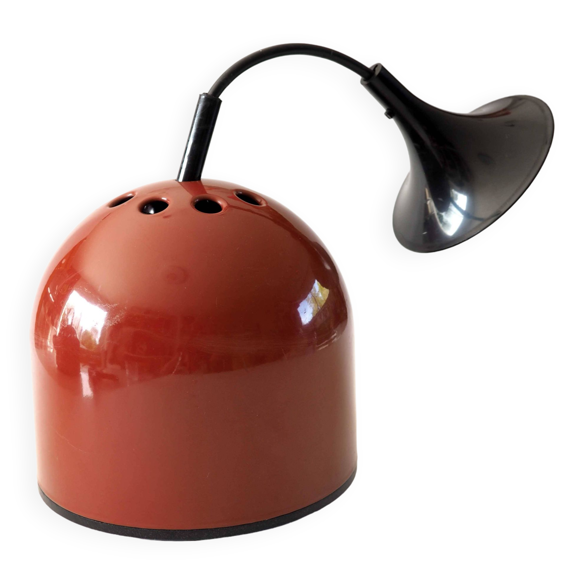 Lita pendant light for Circa terracotta metal