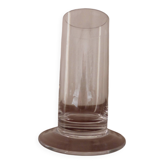Vase cylindrique en verre de forme contemporaine