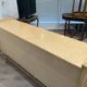 Rattan sideboard and ceramic tiles from vallauris 50s