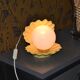 Porcelain and opaline shell lamp from the 70s-80s