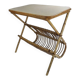 Table d’appoint et porte revue vintage