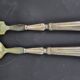 Art Deco Silver Salad Servers (Minerva Hallmark)