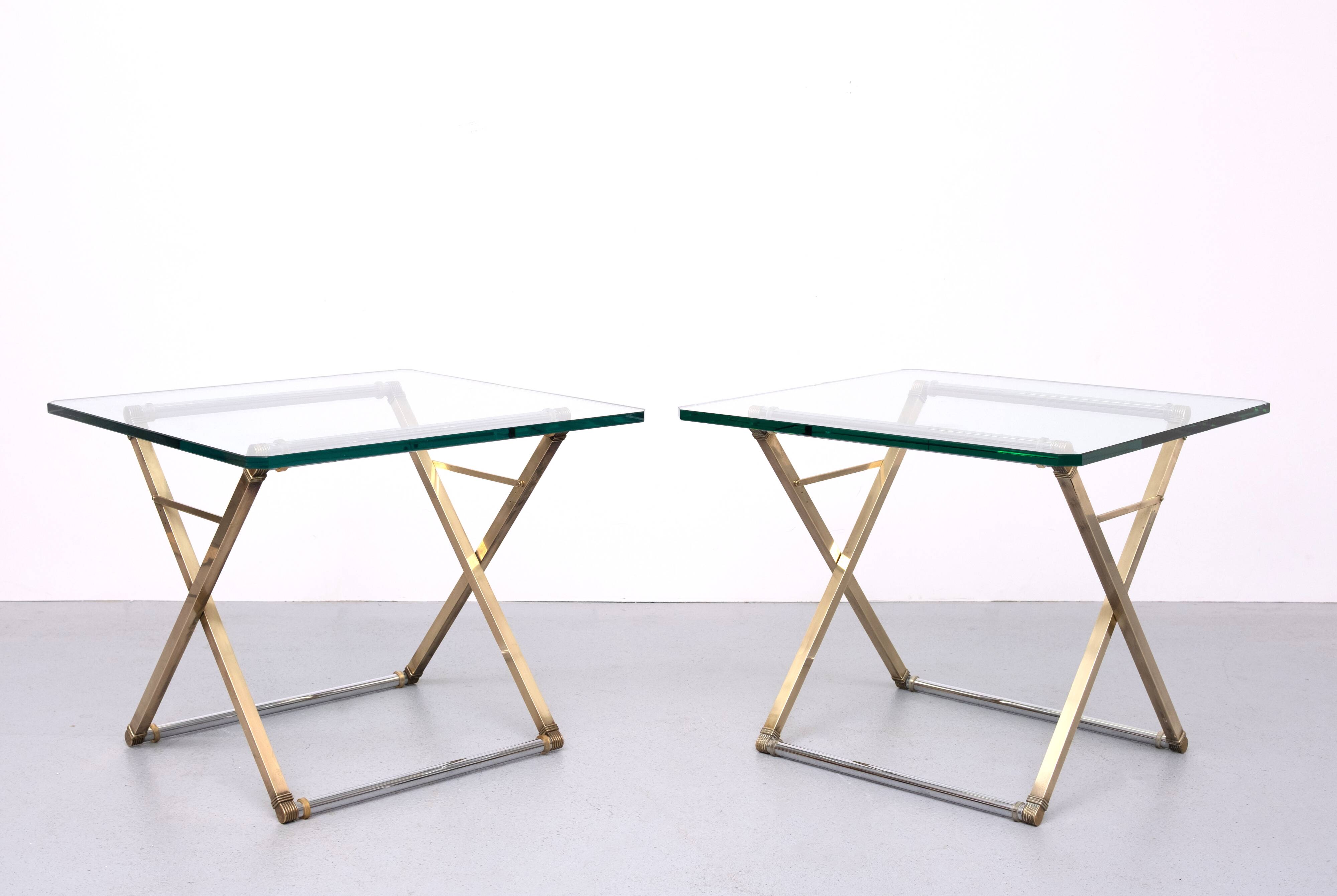 Superb Peter Ghyczy side tables 1970s Holland