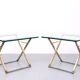 Superb Peter Ghyczy side tables 1970s Holland