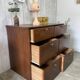 Meuble de mercerie vintage