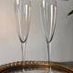 2 Baccarat champagne flutes