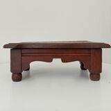 Antique carved wooden stool