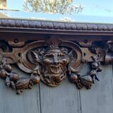 Mirror from an ancient castle, carved in Neo-Renaissance style.