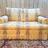 Canapé de style anglais en soie - damas