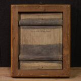 19th century panel painting, Virgin Mary in contemplation