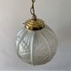 Glass bolt hanging lamp