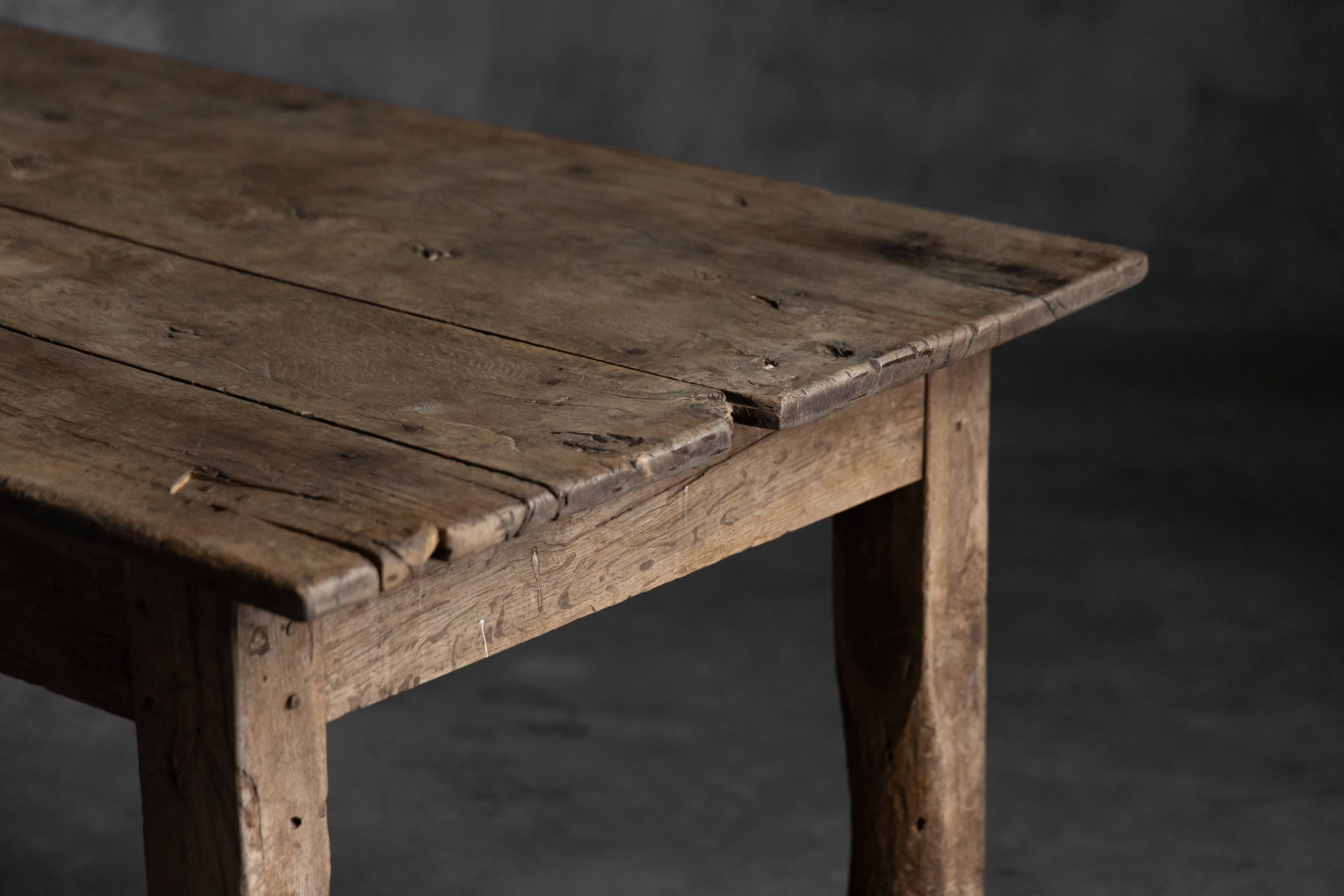 Rustic farmhouse dining table, France, 19th century