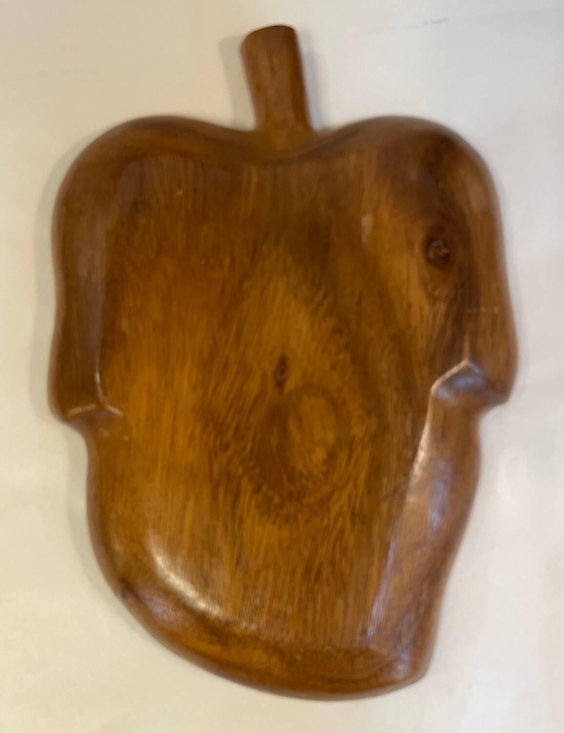 Small teak fruit bowl