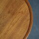 Table basse ronde en teck moderne scandinave, Danemark, années 1960