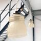 Set of 2 vintage beige ceiling lamps, 1960s