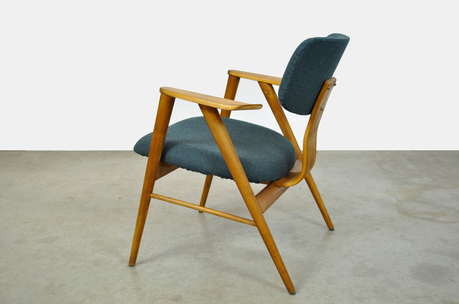 Mid-century set of two Birch armchairs FT14 by Cees Braakman for Pastoe, 1950s