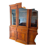 Buffet Louis Philippe showcase library in new cherry wood new/resale