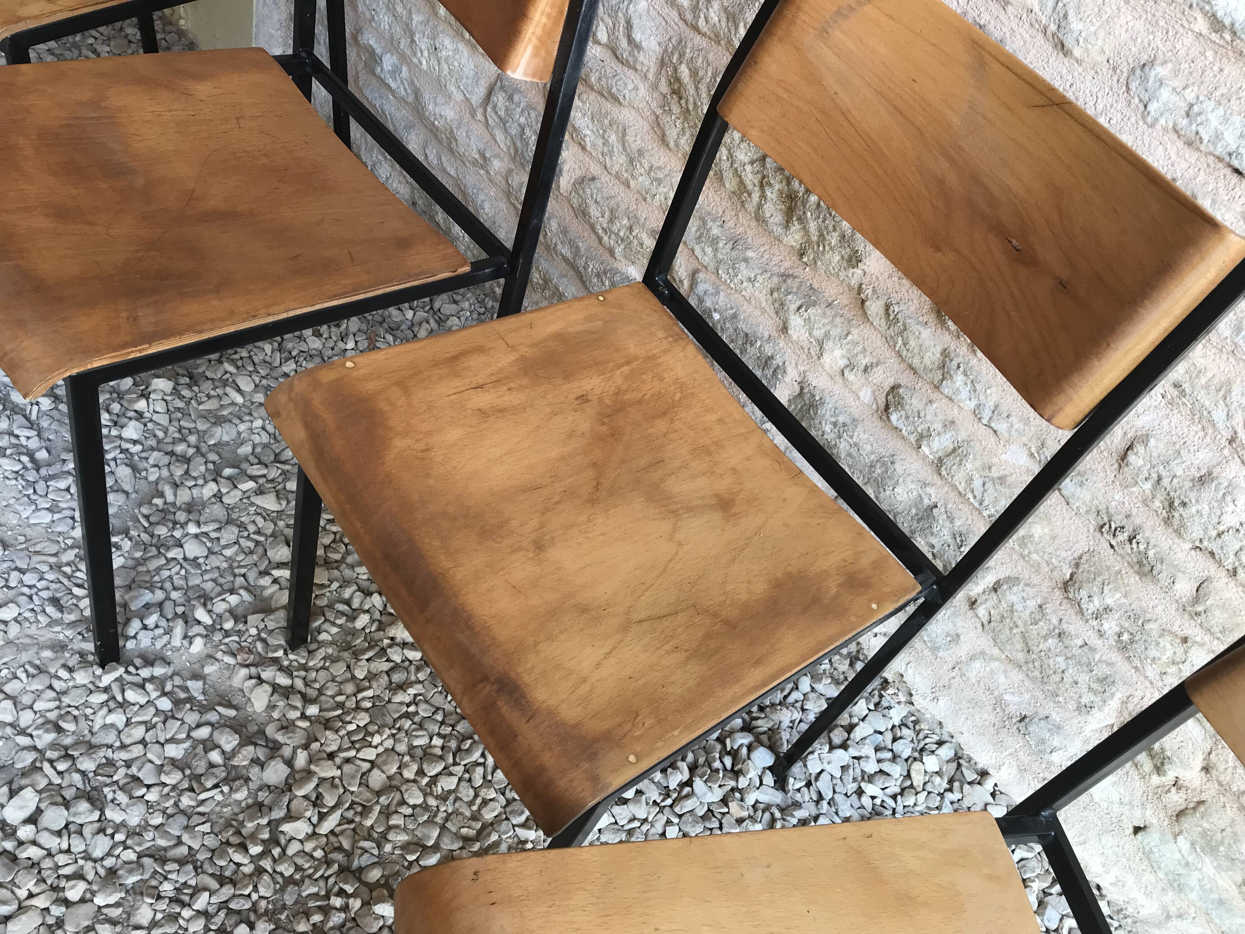 Set of 4 vintage chairs Hiller 1980's