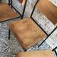 Lot de 4 chaises vintage Hiller 1980’s