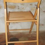 Vintage wooden folding chair