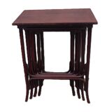 Four Thonet nesting tables.