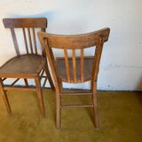Duo of bistro chairs