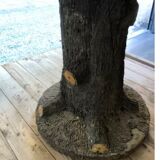 Table de jardin faux bois style Rocaille