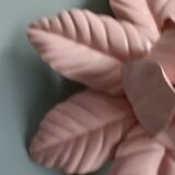 Vintage pink flower wall light