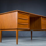 Mid-Century Danish Modern Desk Teak by Svend Madsen for Falster, 1970s