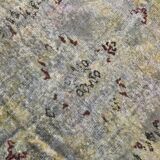 6x10 Sage Green Bohemian Style Wool Vintage Rug, 190x296 Cm
