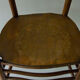 Chaise de nourrice ancienne en bois