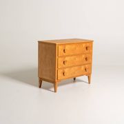 Commode en bouleau suédois, années 1940/50.