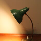 Green desk lamp 50's