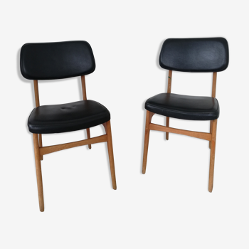 Pair of Scandinavian vintage chairs