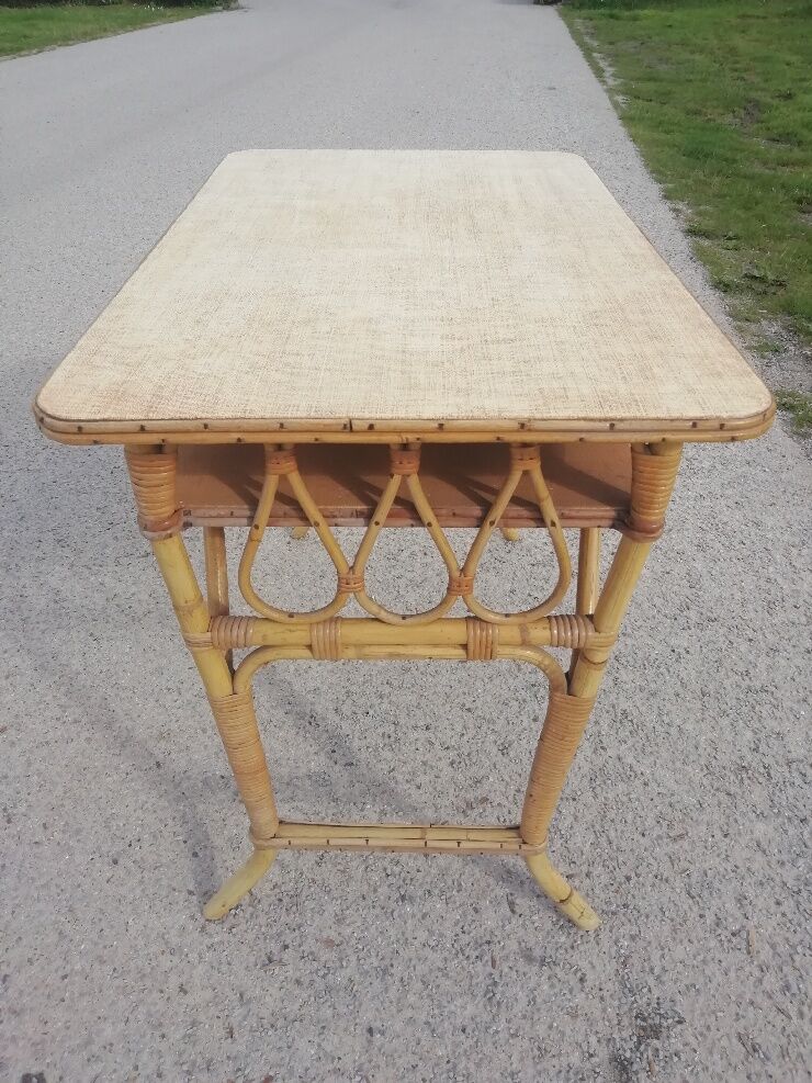 Rattan desk