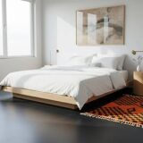 Natural handmade Moroccan rug 3 x 2 m