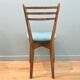 Chaise scandinave assise velours