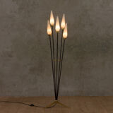 Floor lamp with five shades