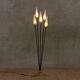 Floor lamp with five shades
