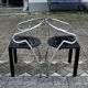 Paire de chaise vintage space age 1980