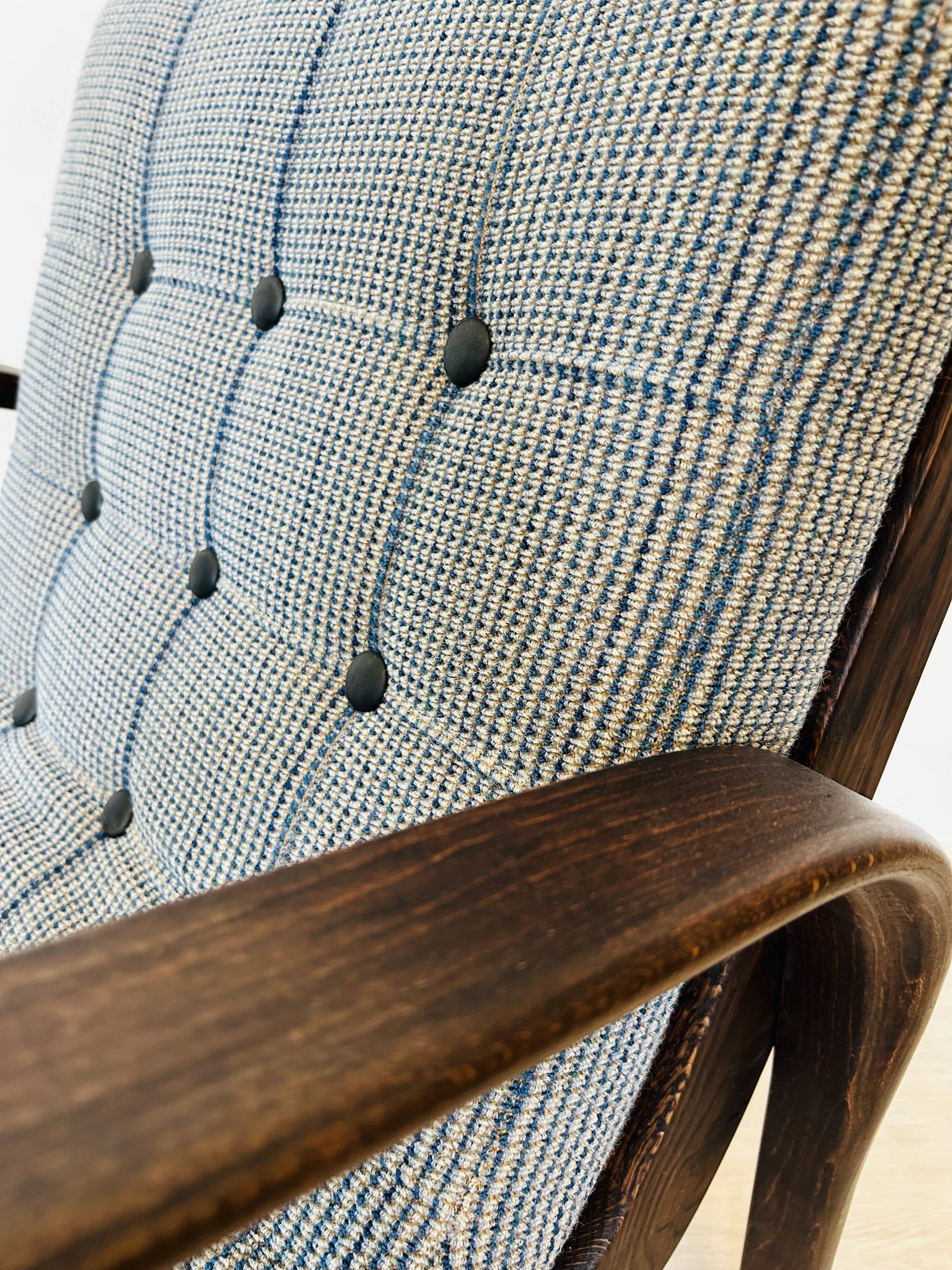 Vintage Lounge Armchair by Kropacek&Kozelka for Interior Prague, 1960’s