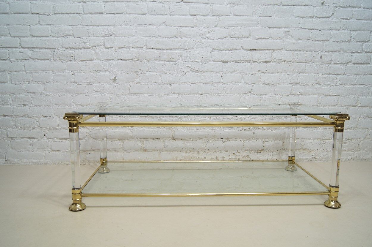 Hollywood Regency style Italian coffee table, 1970s