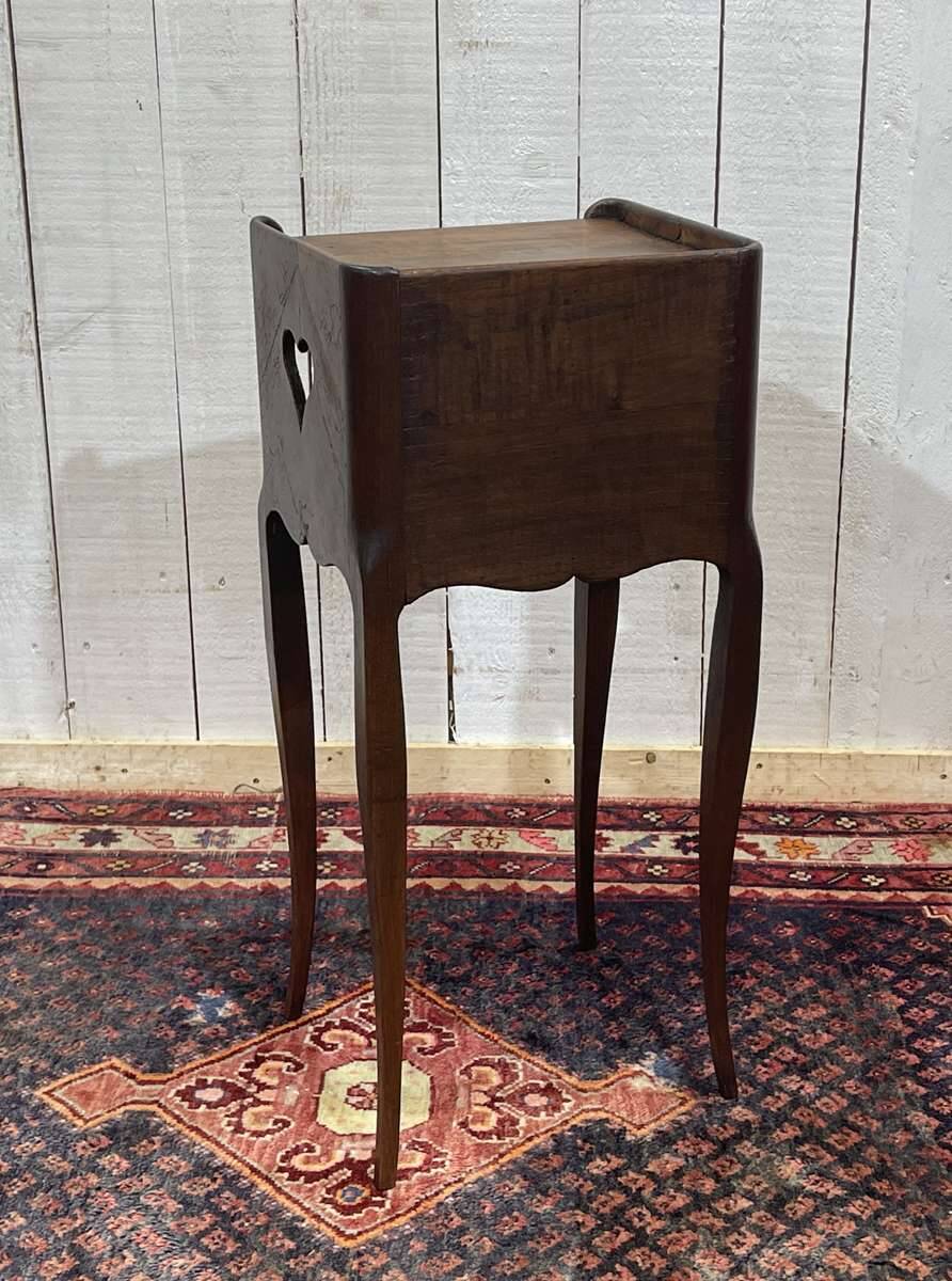 Table de nuit 19ème en merisier