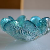 empty blue Murano pockets